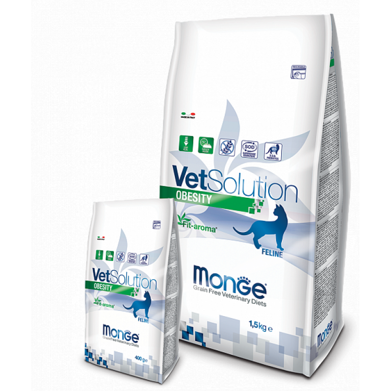Monge VetSolution Cat Obesity для снижения избыточной массы тела у кошек Курица