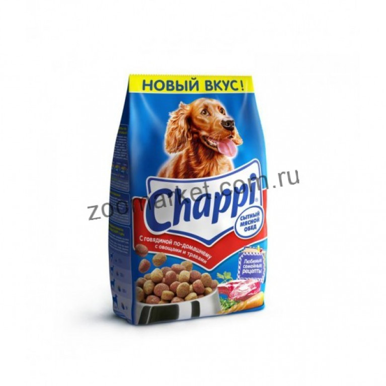 Chappi Сухой корм для собак (Говядина по-домашнему)