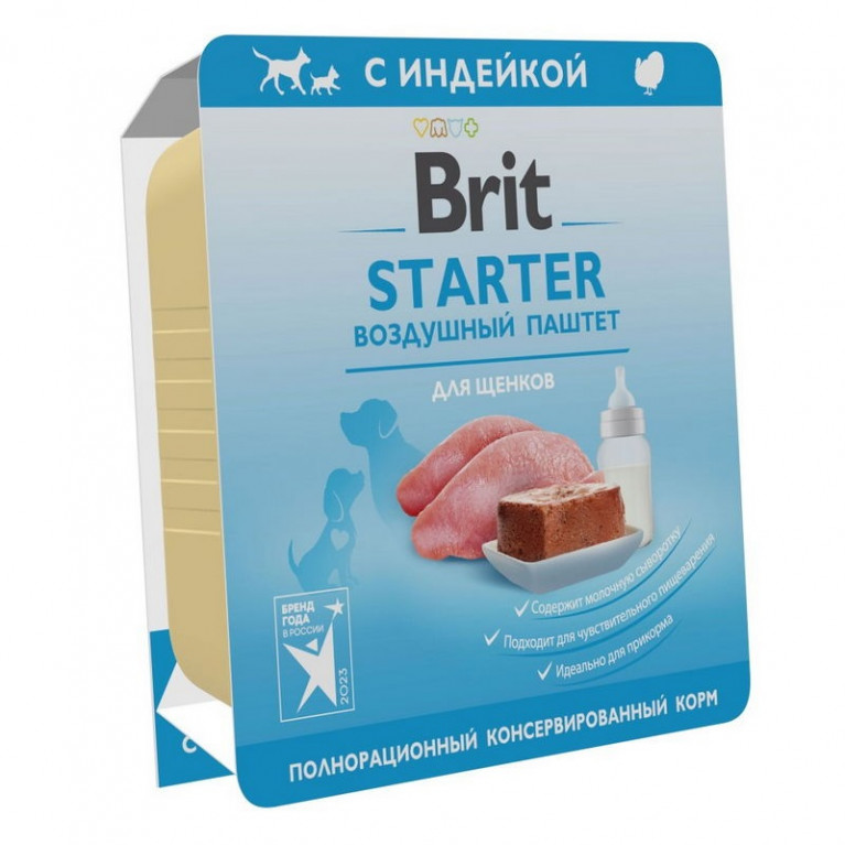 Brit Premium Starter Воздушный паштет для щенков 100г
